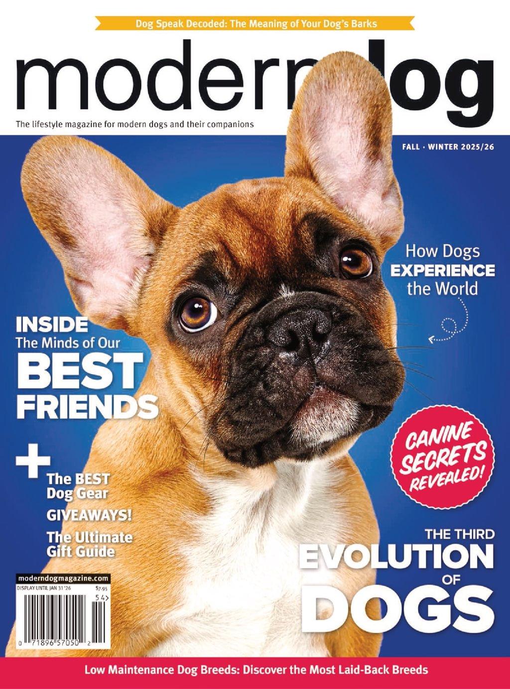 Modern Dog Magazine October 28th, 2025 Issue Cover