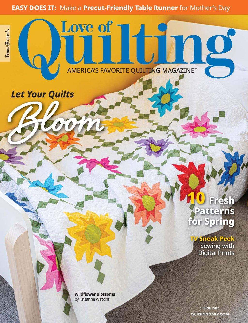 Fon's & Porter's Love Of Quilting Magazine Subscription                    February 20th, 2026 Issue