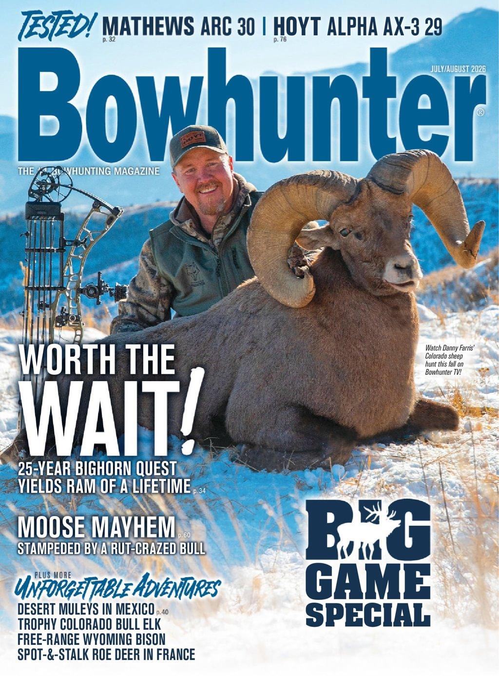 Bowhunter Magazine Subscription                    July 1st, 2026 Issue