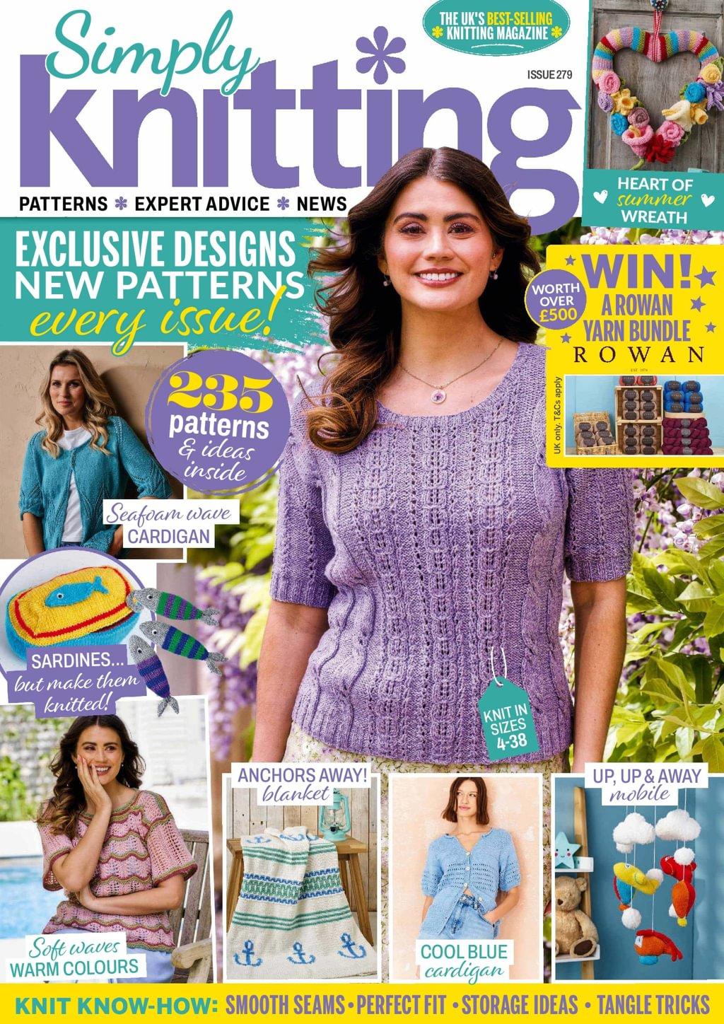 Simply Knitting Magazine August 1st, 2026 Issue Cover