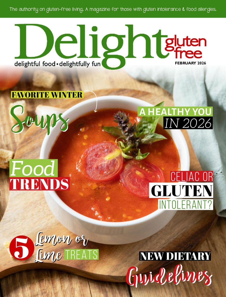 Delight Gluten Free Magazine Cover