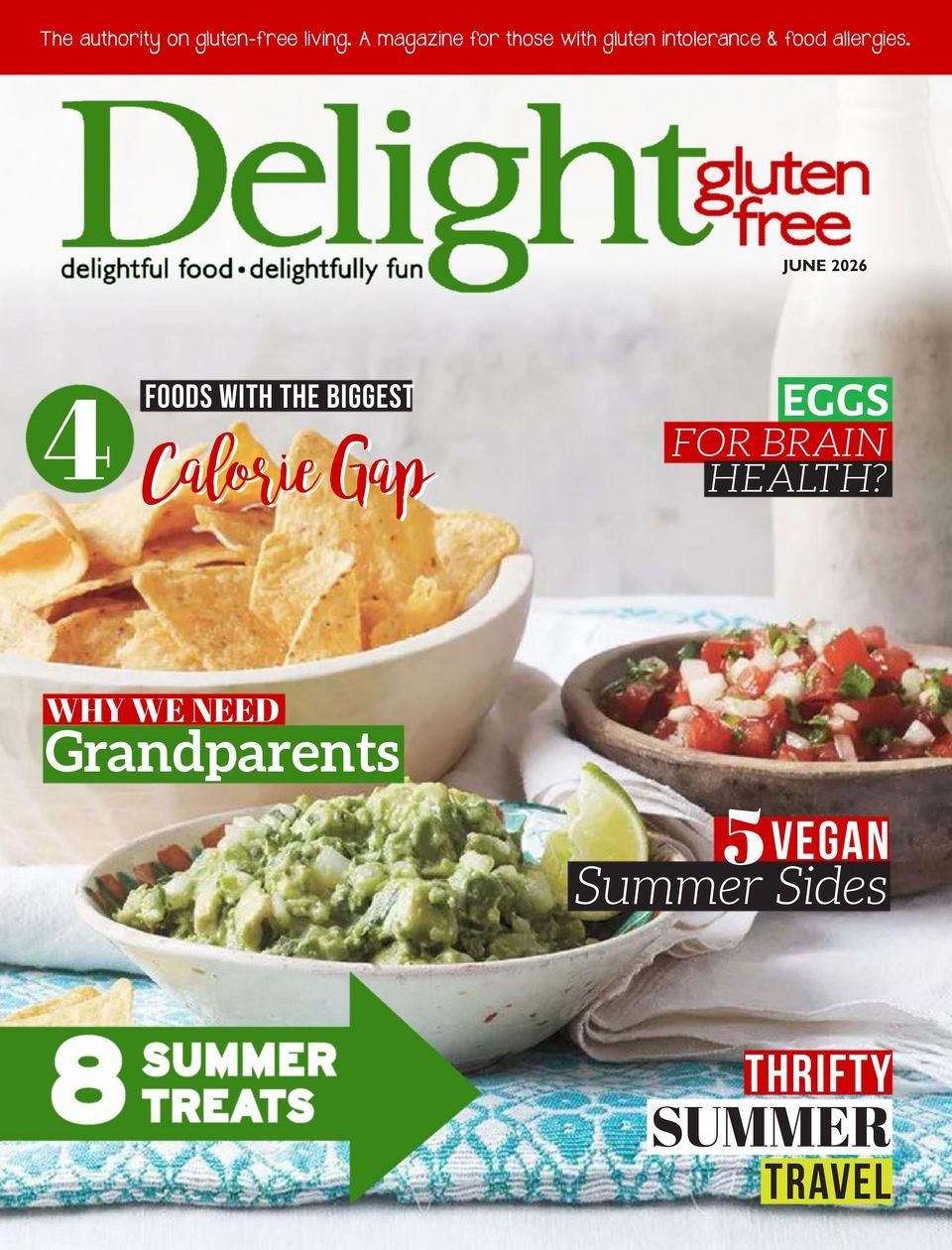 Delight Gluten Free Magazine Cover