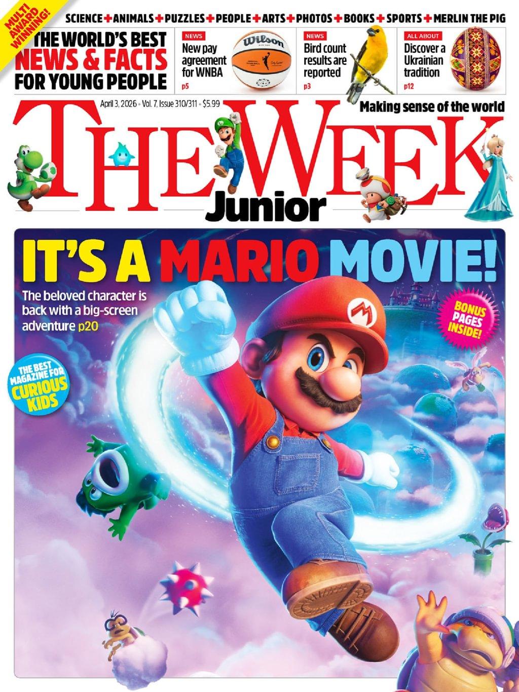 The Week Junior Print & Digital April 3rd, 2026 Issue Cover