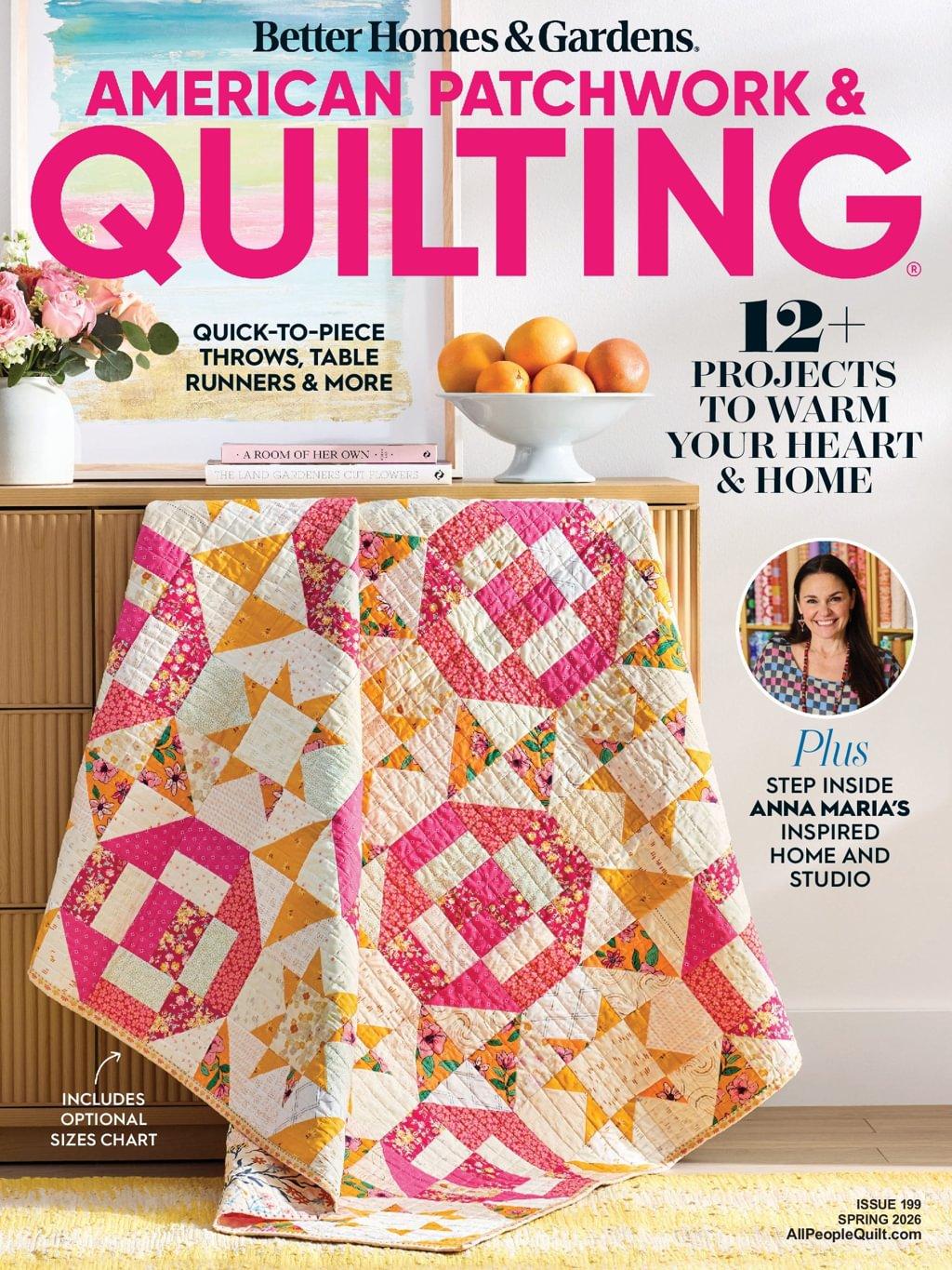 American Patchwork & Quilting Magazine February 20th, 2026 Issue Cover