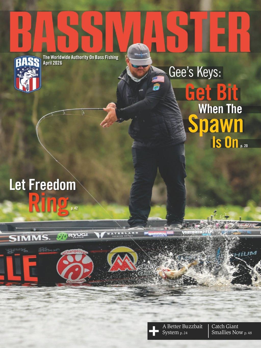 Bassmaster Magazine Subscription                    April 1st, 2026 Issue