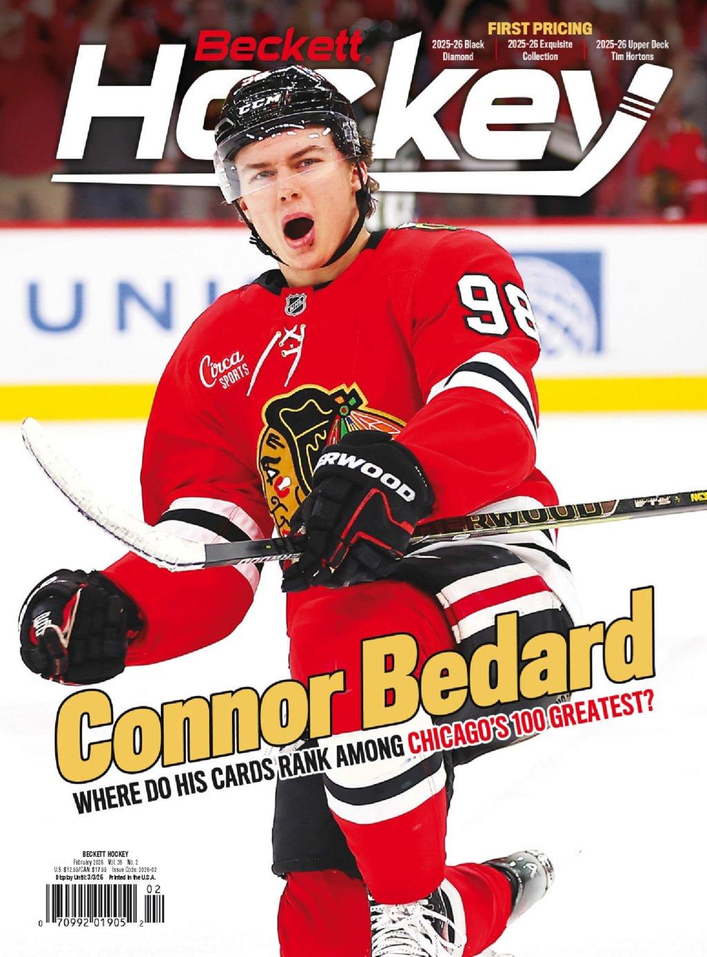 Beckett Hockey Magazine Subscription                    February 1st, 2026 Issue