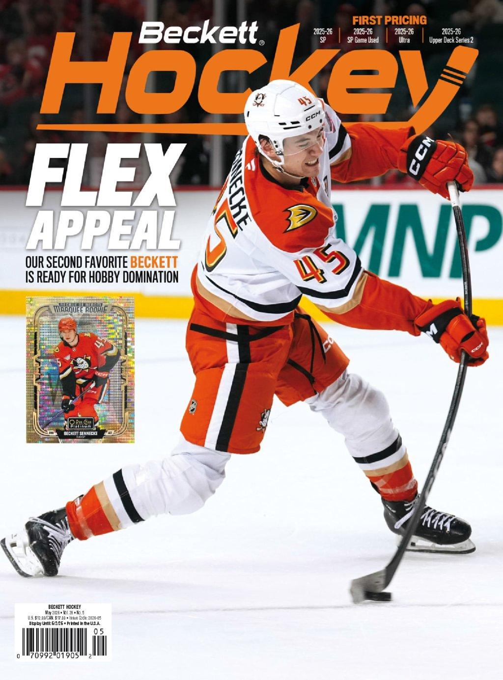 Beckett Hockey Magazine May 1st, 2026 Issue Cover