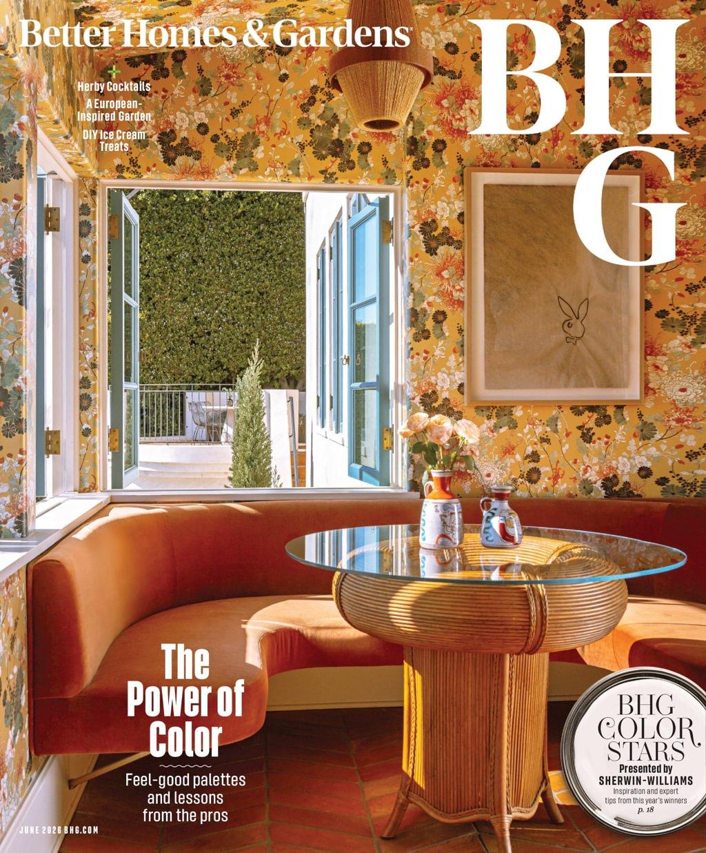 Better Homes & Gardens Magazine June 1st, 2026 Issue Cover