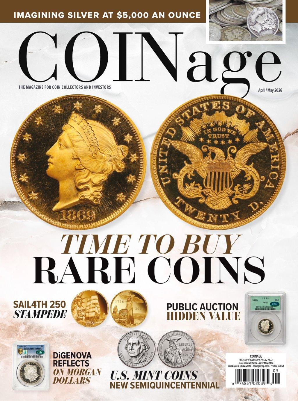 Coinage Magazine Subscription                    April 1st, 2026 Issue