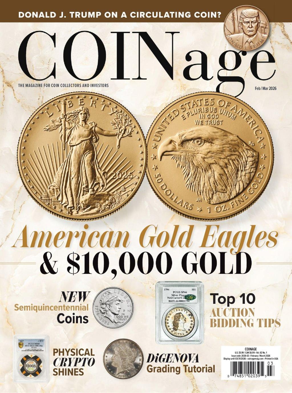 Coinage Magazine February 1st, 2026 Issue Cover