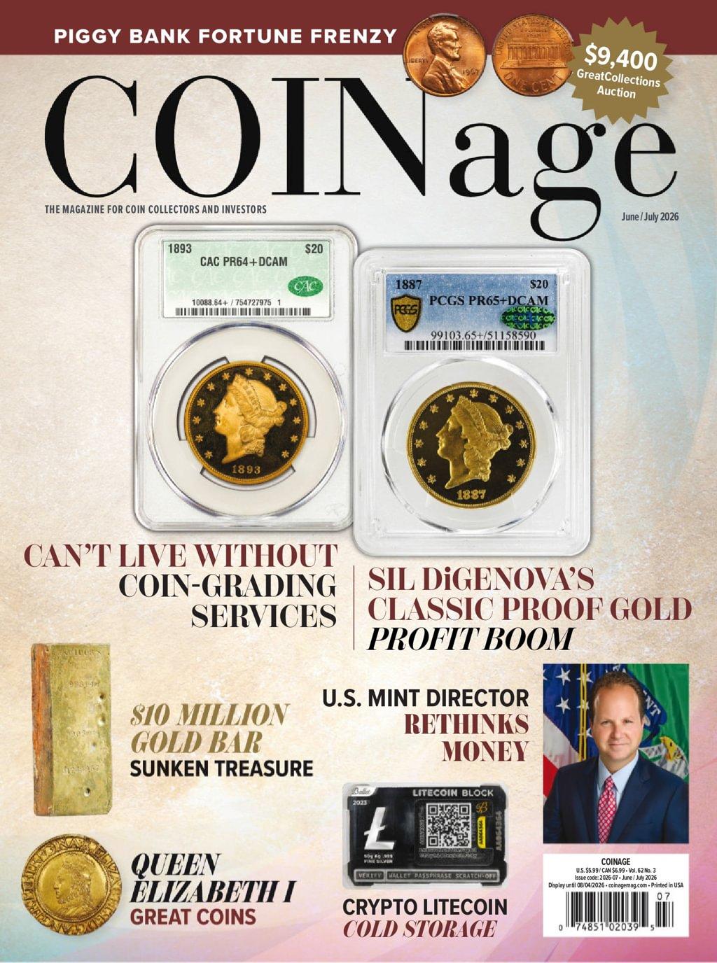 Coinage Magazine Subscription                    June 1st, 2026 Issue