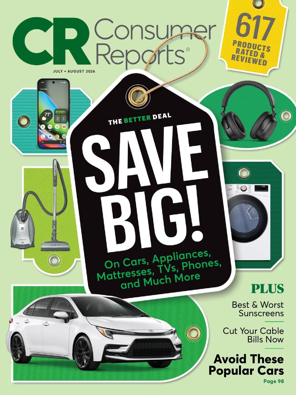 Consumer Reports Magazine Subscription                    July 1st, 2026 Issue