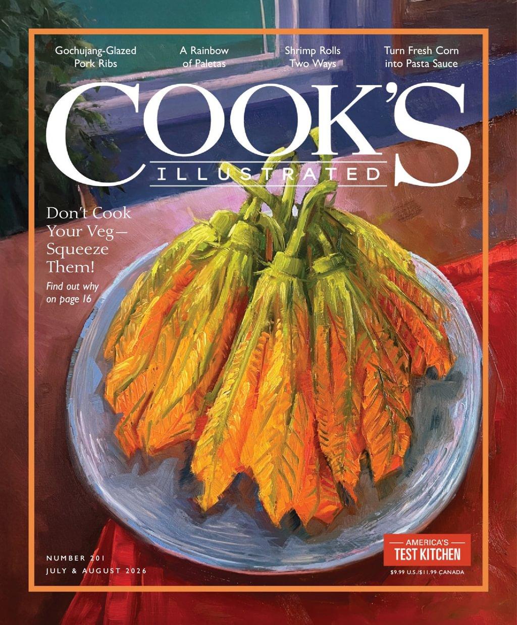 Cook's Illustrated Magazine Subscription                    July 1st, 2026 Issue