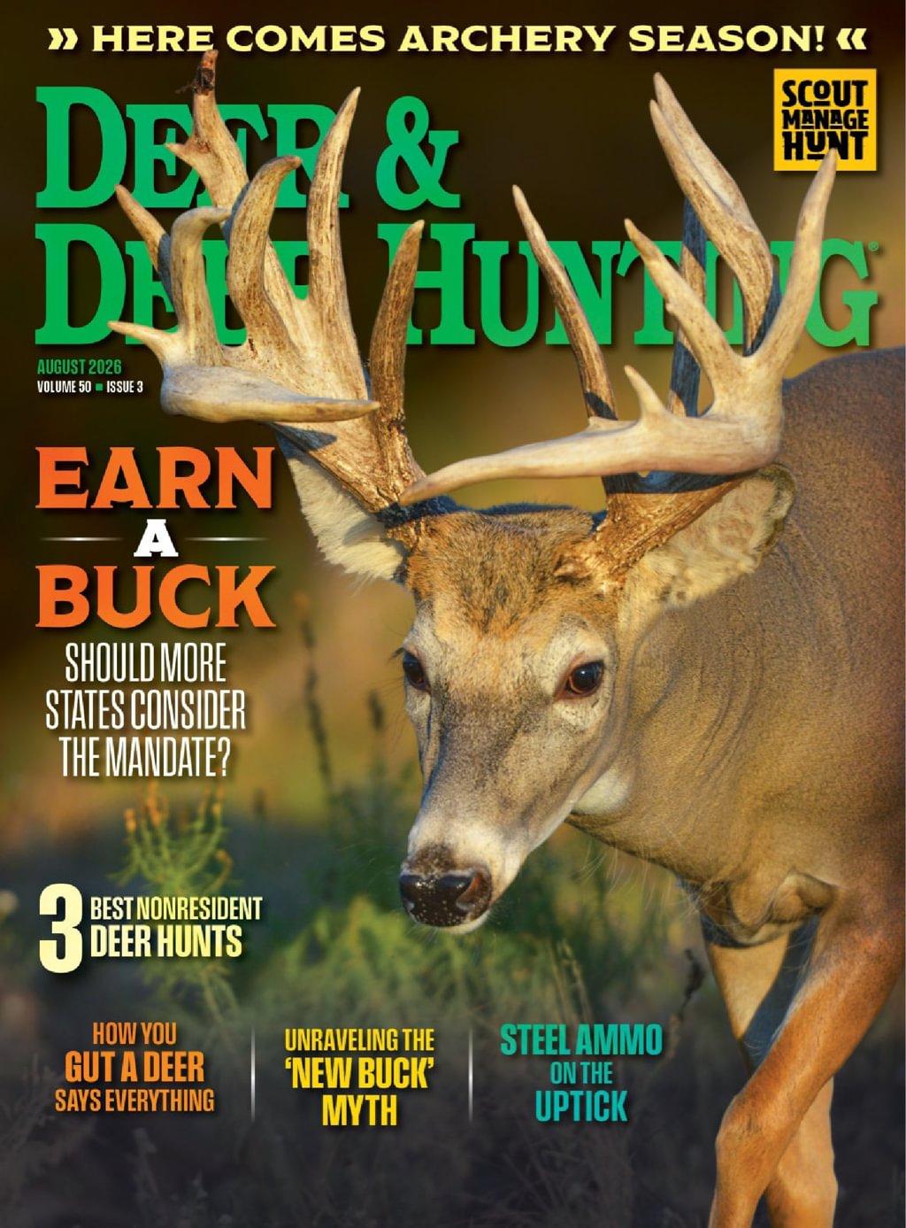 Deer & Deer Hunting Magazine Subscription                    August 1st, 2026 Issue