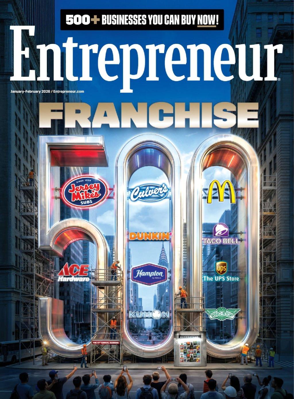 Entrepreneur Magazine January 1st, 2026 Issue Cover
