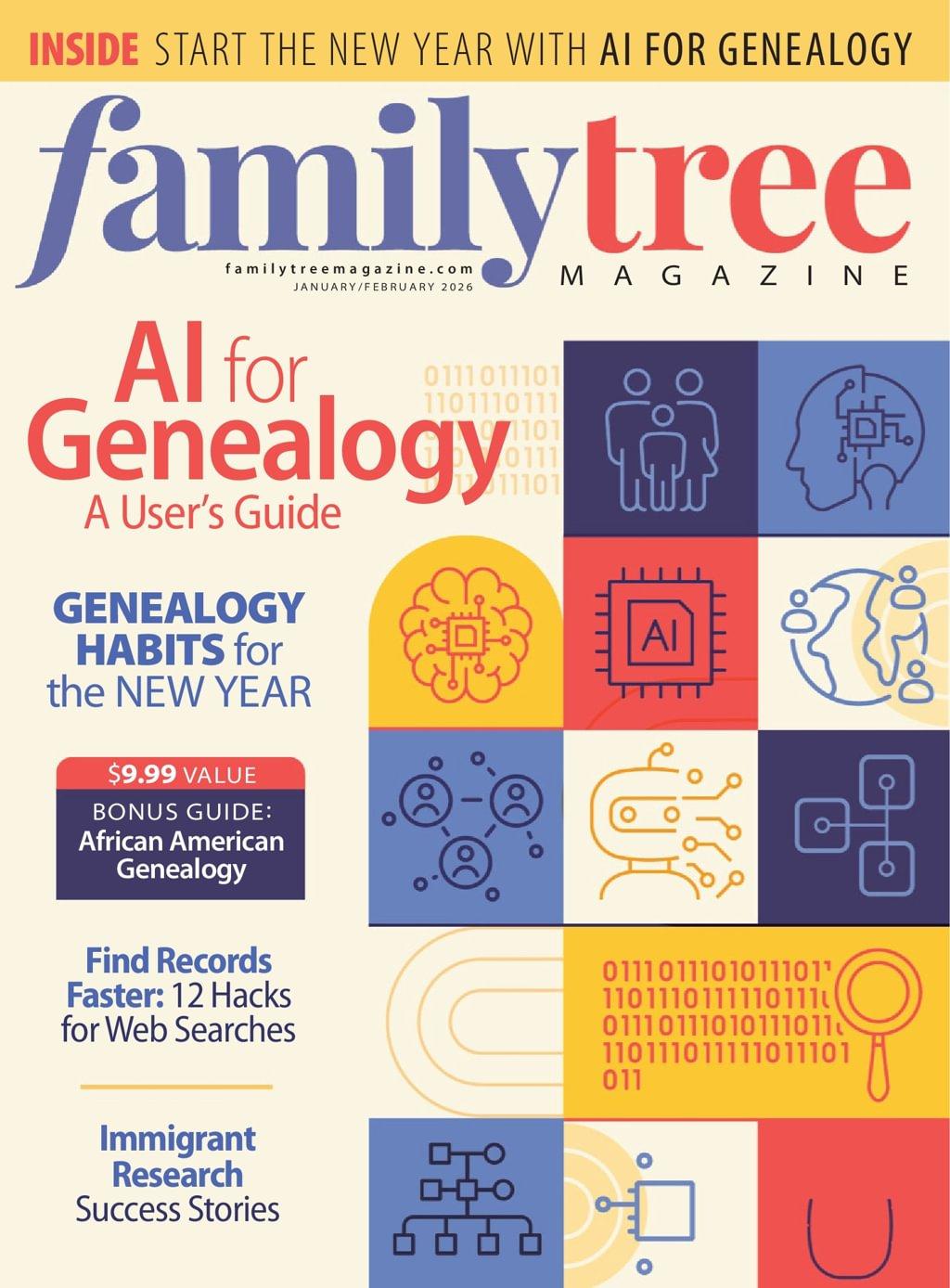 Family Tree Magazine Subscription                    January 1st, 2026 Issue