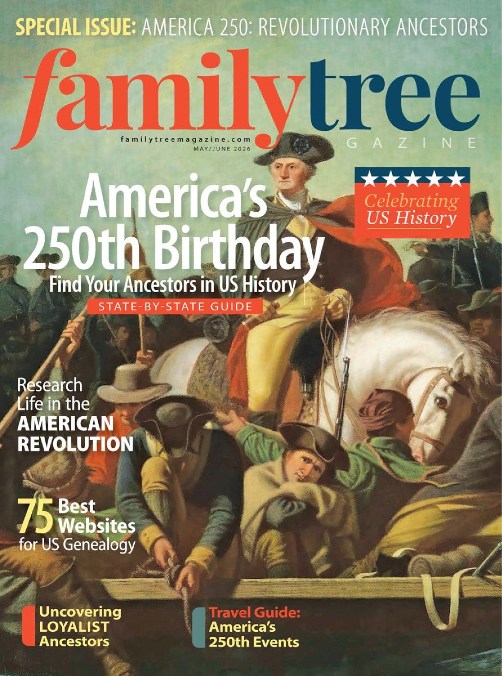 Family Tree Magazine Subscription                    May 1st, 2026 Issue