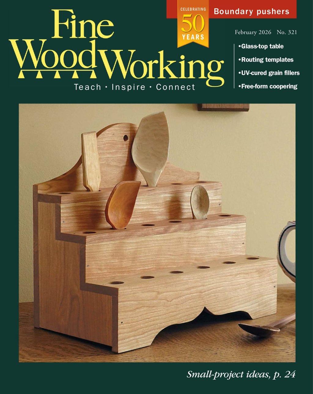 Fine Woodworking Magazine January 1st, 2026 Issue Cover
