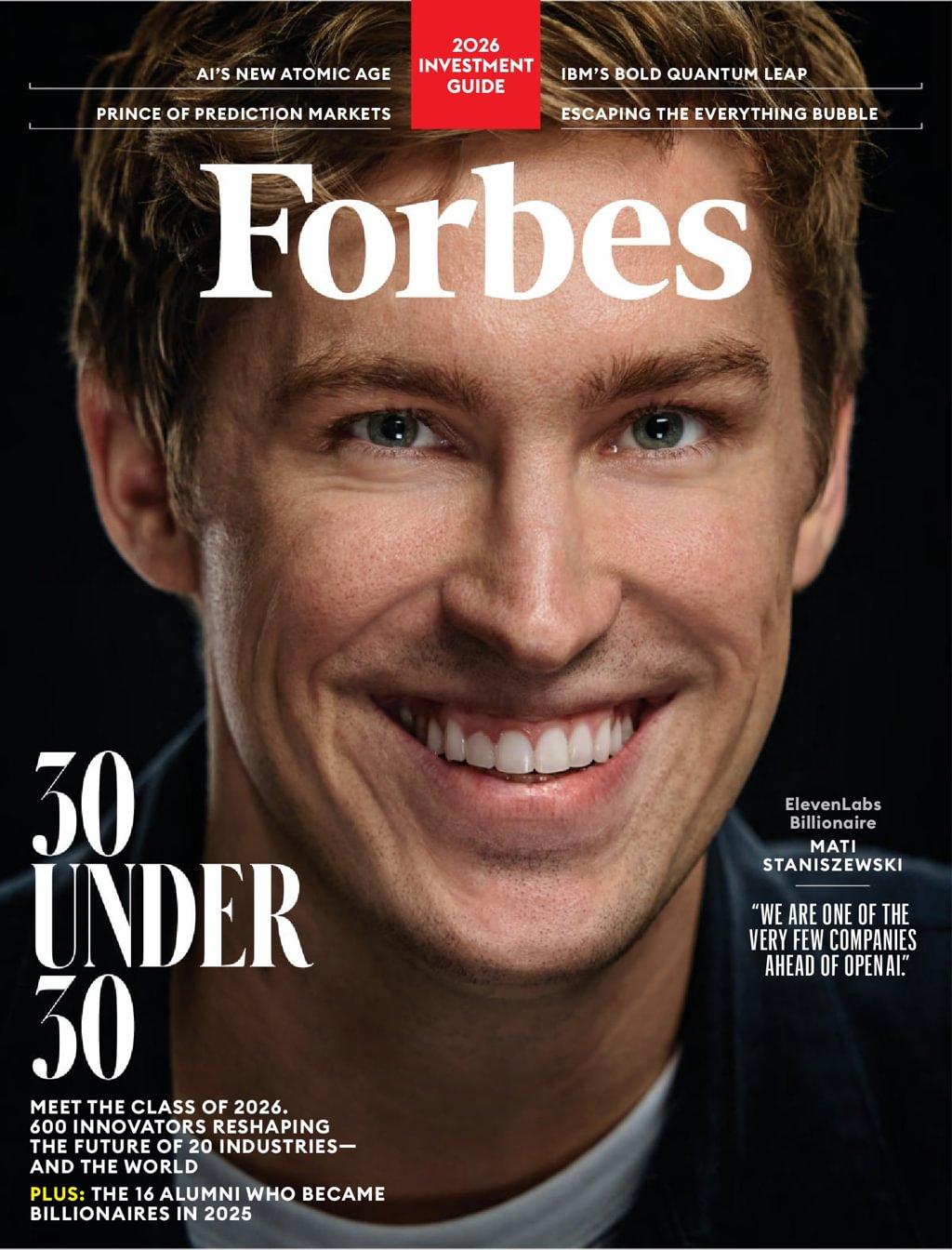 Forbes Magazine Subscription                    December 1st, 2025 Issue