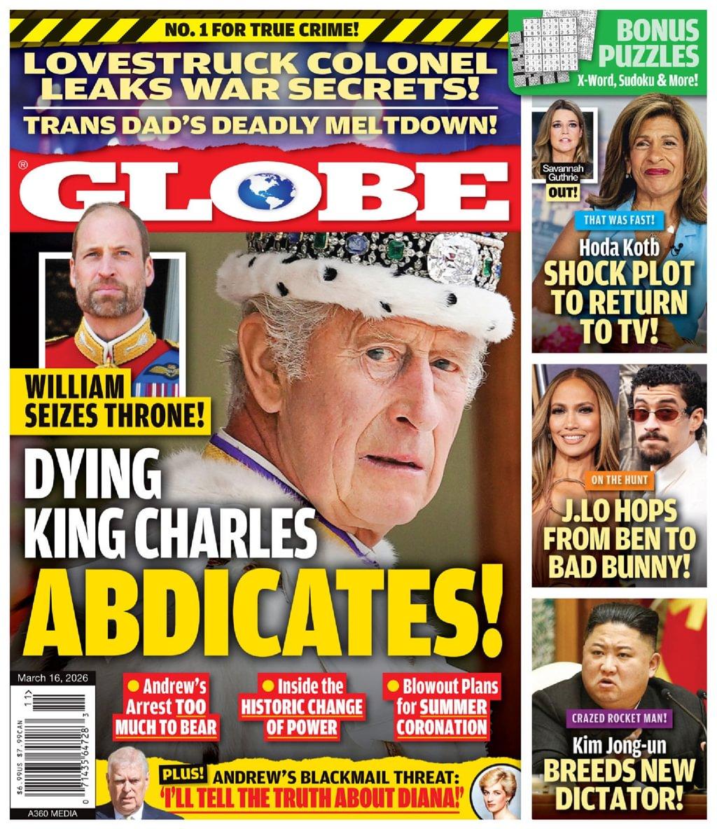 Globe Magazine Subscription                    March 6th, 2026 Issue