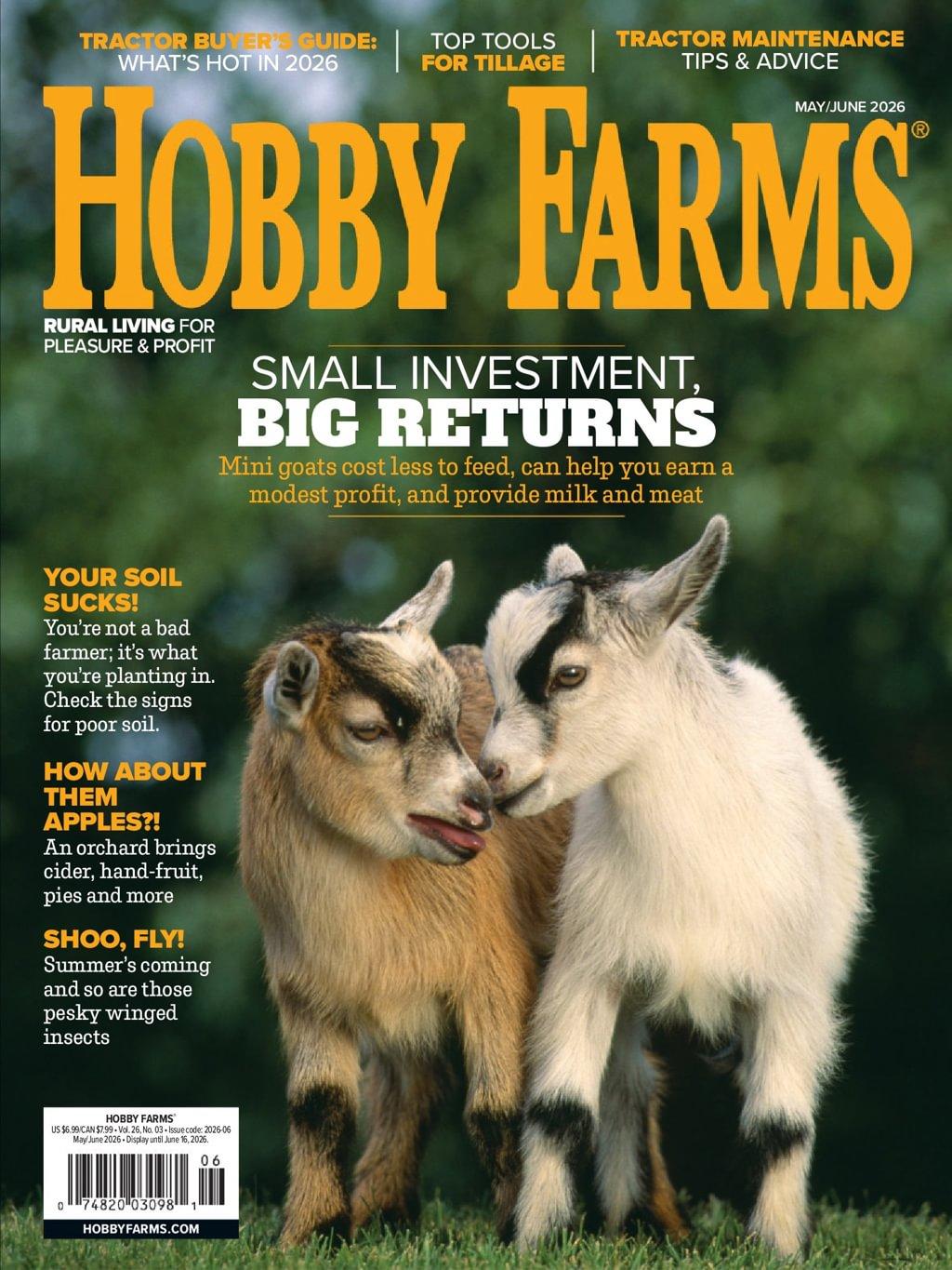 Hobby Farms Magazine Subscription                    May 1st, 2026 Issue