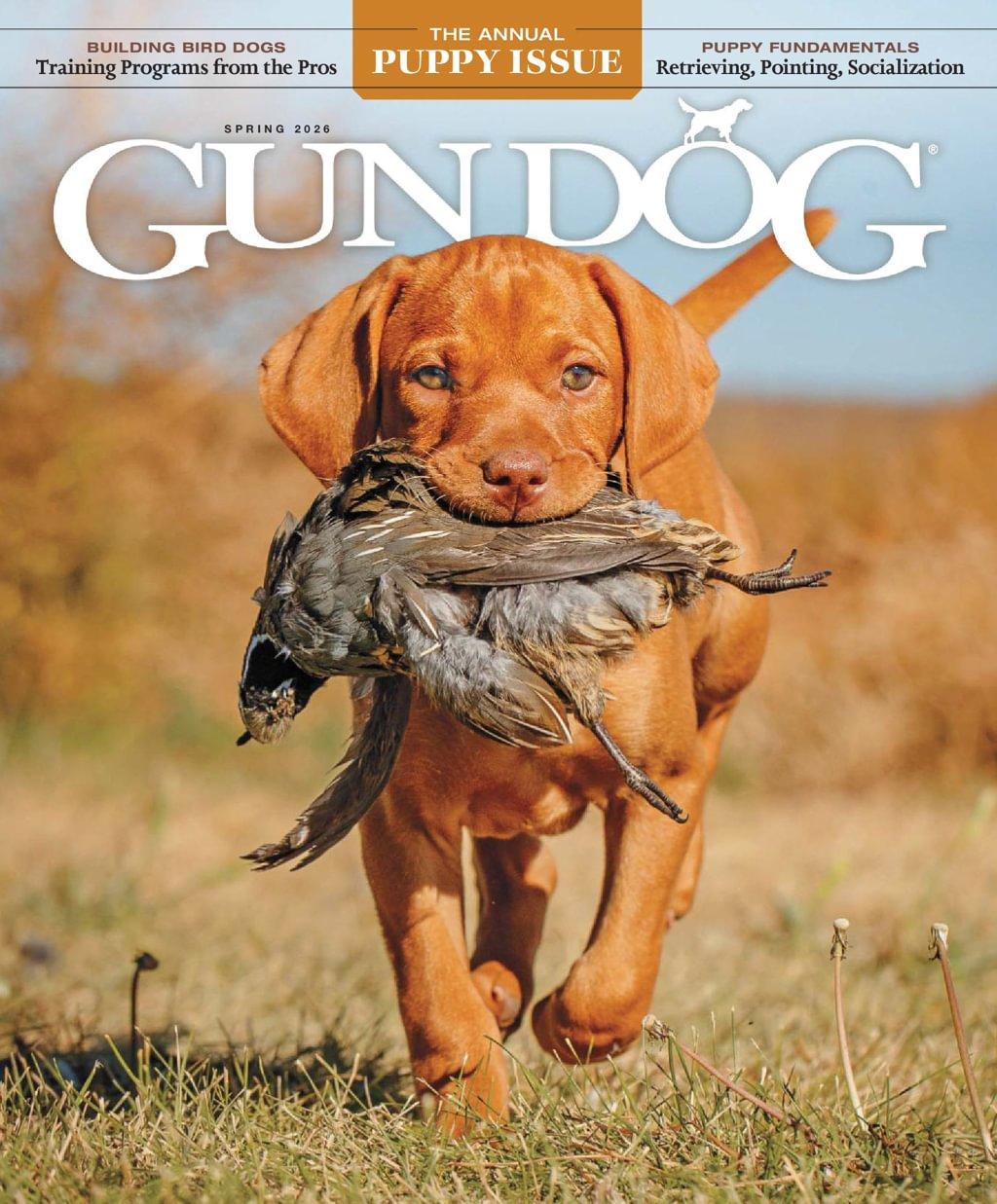 Gun Dog Magazine March 1st, 2026 Issue Cover