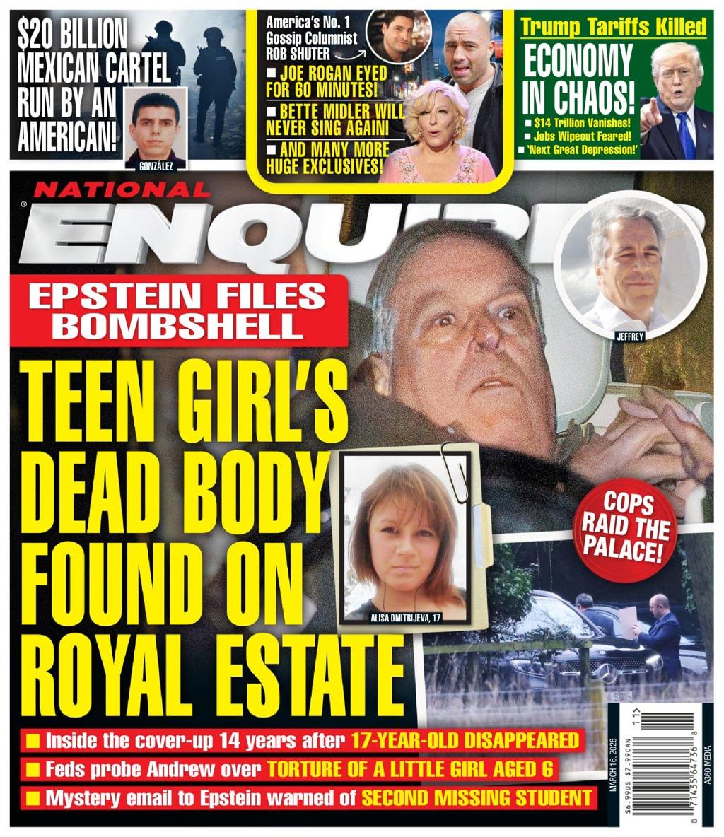 National Enquirer Magazine Subscription                    March 16th, 2026 Issue