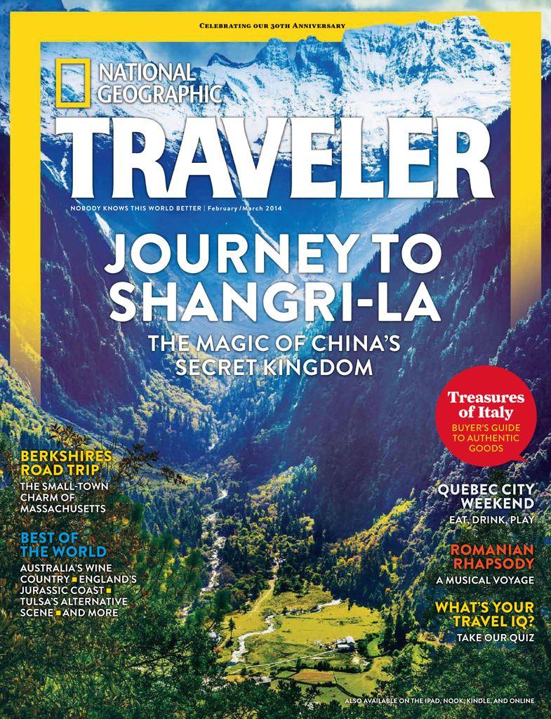 NATIONAL GEOGRAPHIC TRAVELER MAGAZINE intelligence overview