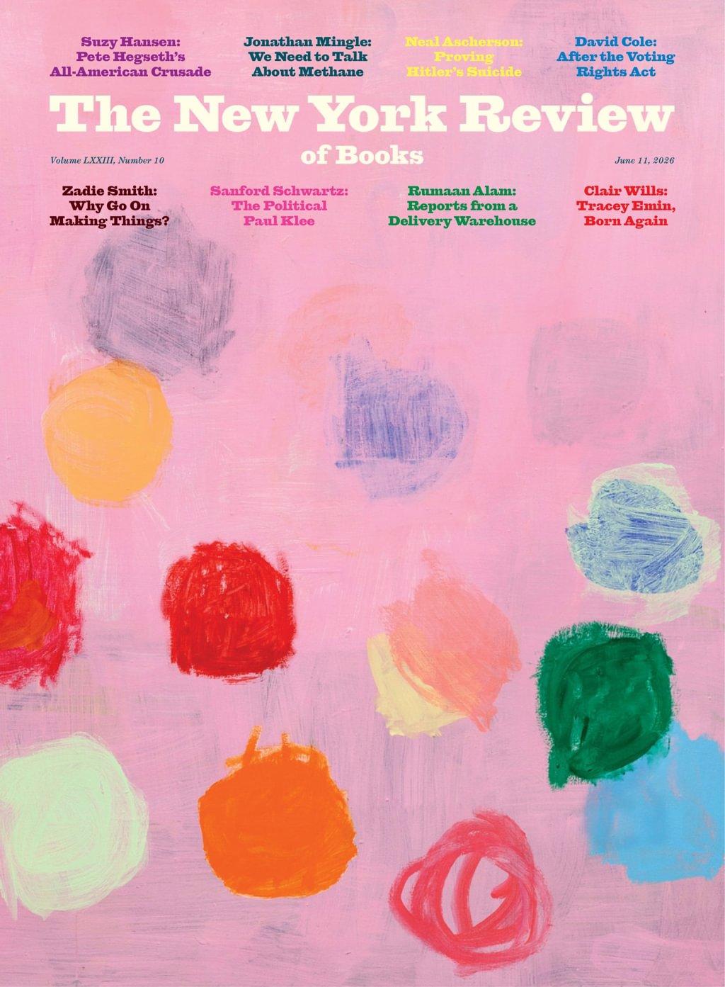 New York Review of Books Magazine June 11th, 2026 Issue Cover