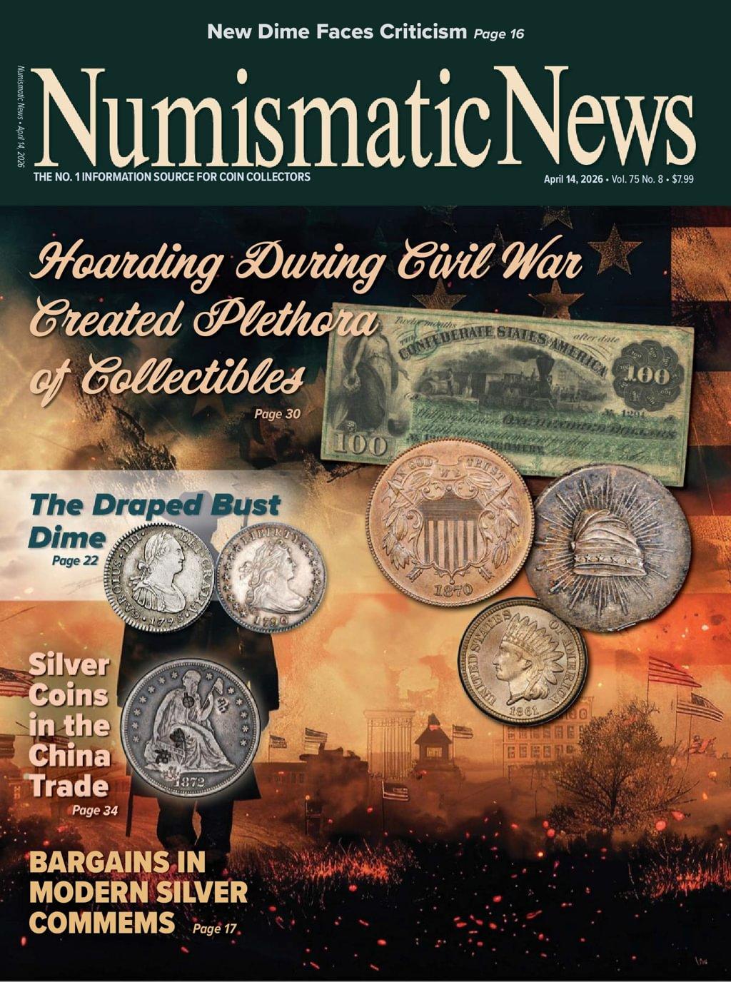 Numismatic News Magazine Subscription                    April 14th, 2026 Issue