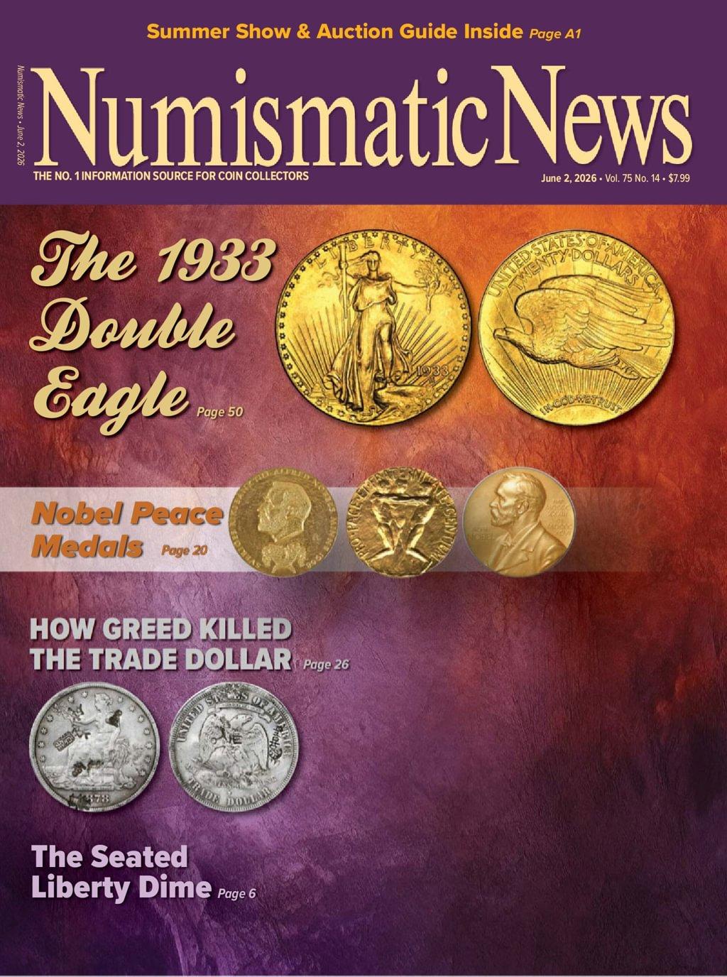 Numismatic News Magazine Subscription                    June 2nd, 2026 Issue