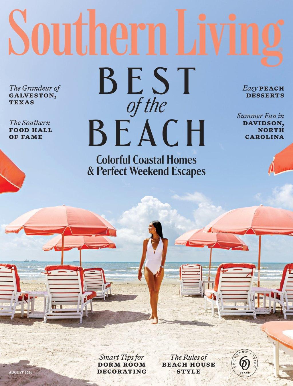 Southern Living Magazine August 1st, 2026 Issue Cover