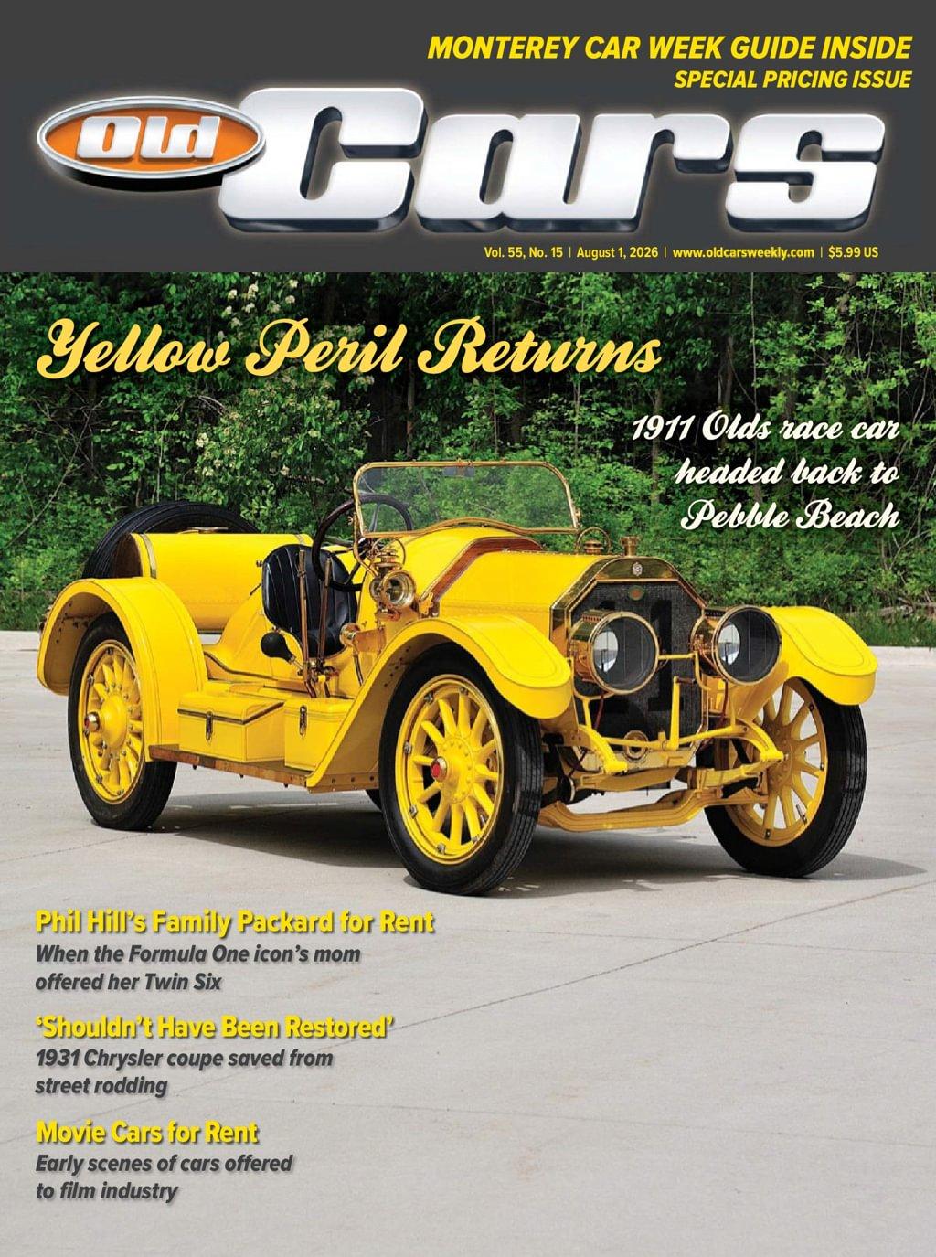 Old Cars Weekly Magazine Subscription                    August 1st, 2026 Issue