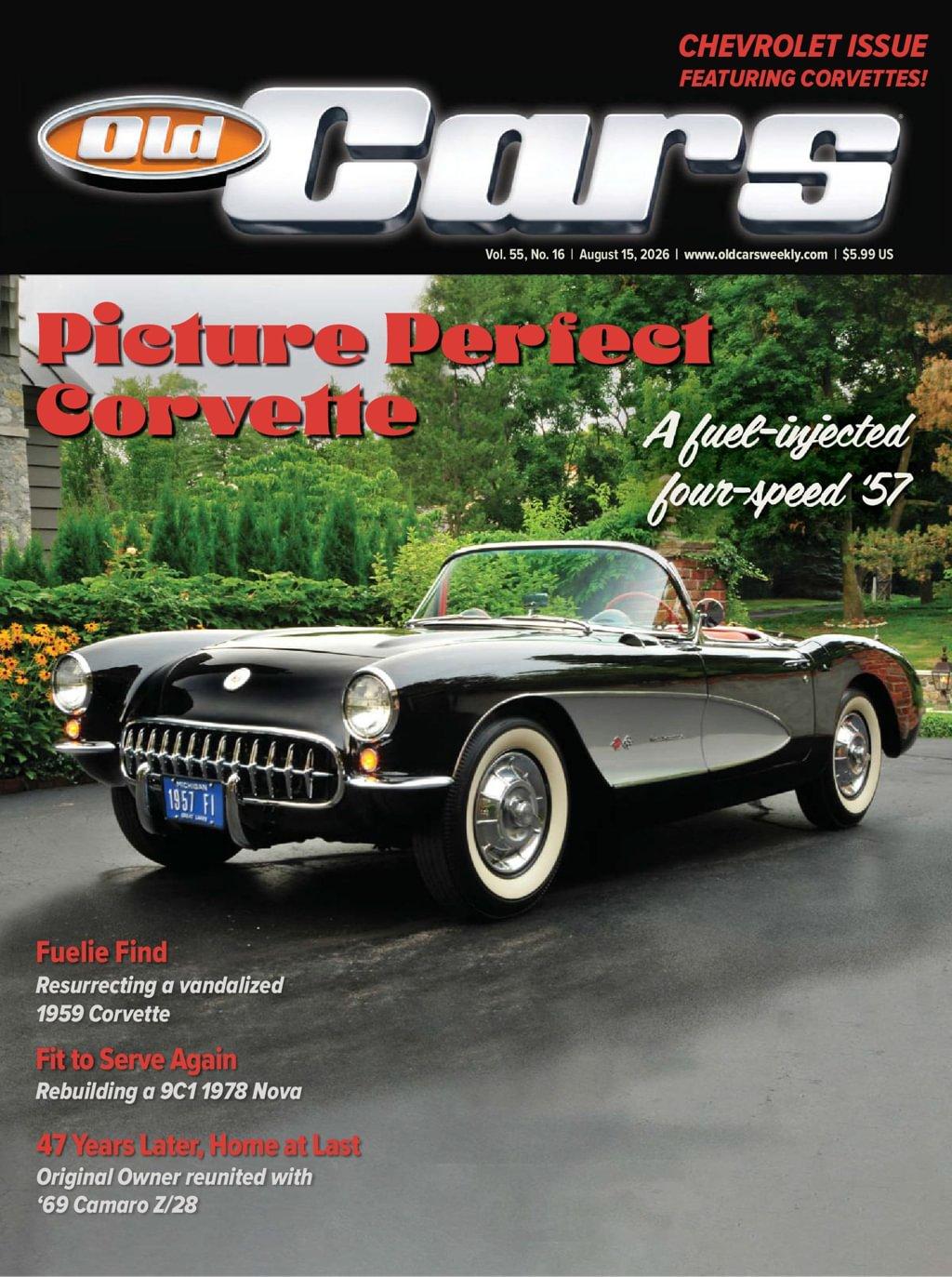 Old Cars Weekly Magazine Subscription                    August 15th, 2026 Issue