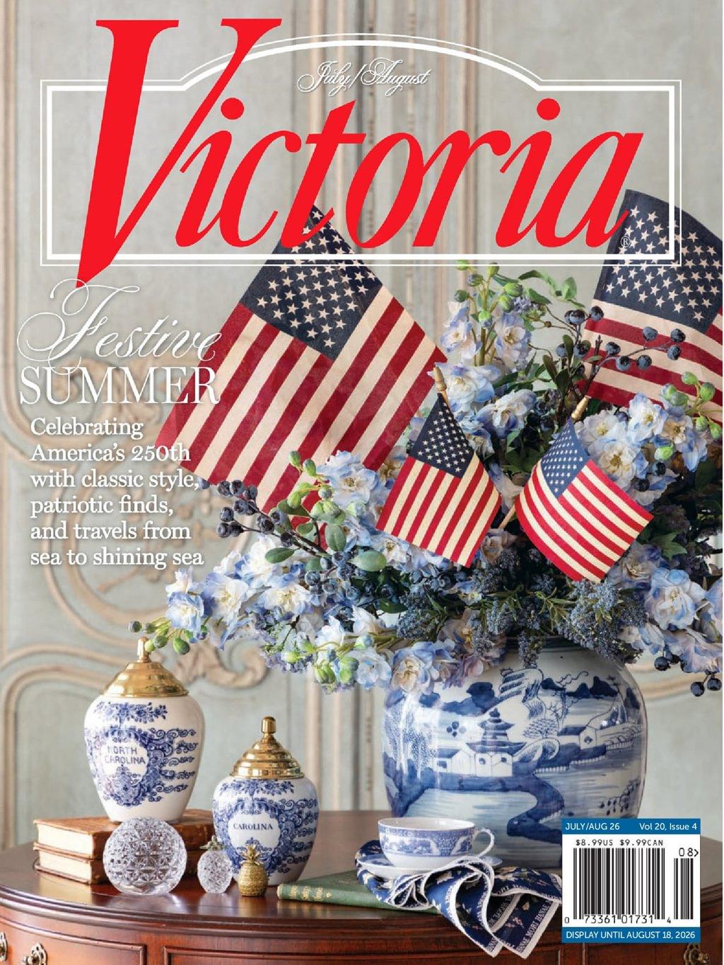 Victoria Magazine July 1st, 2026 Issue Cover