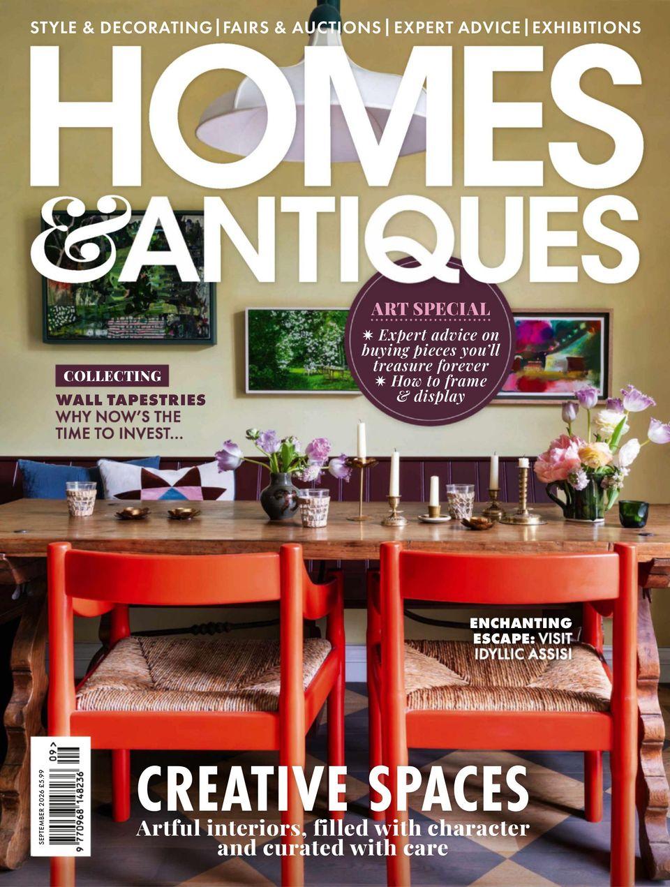 BBC Homes & Antiques Magazine Cover