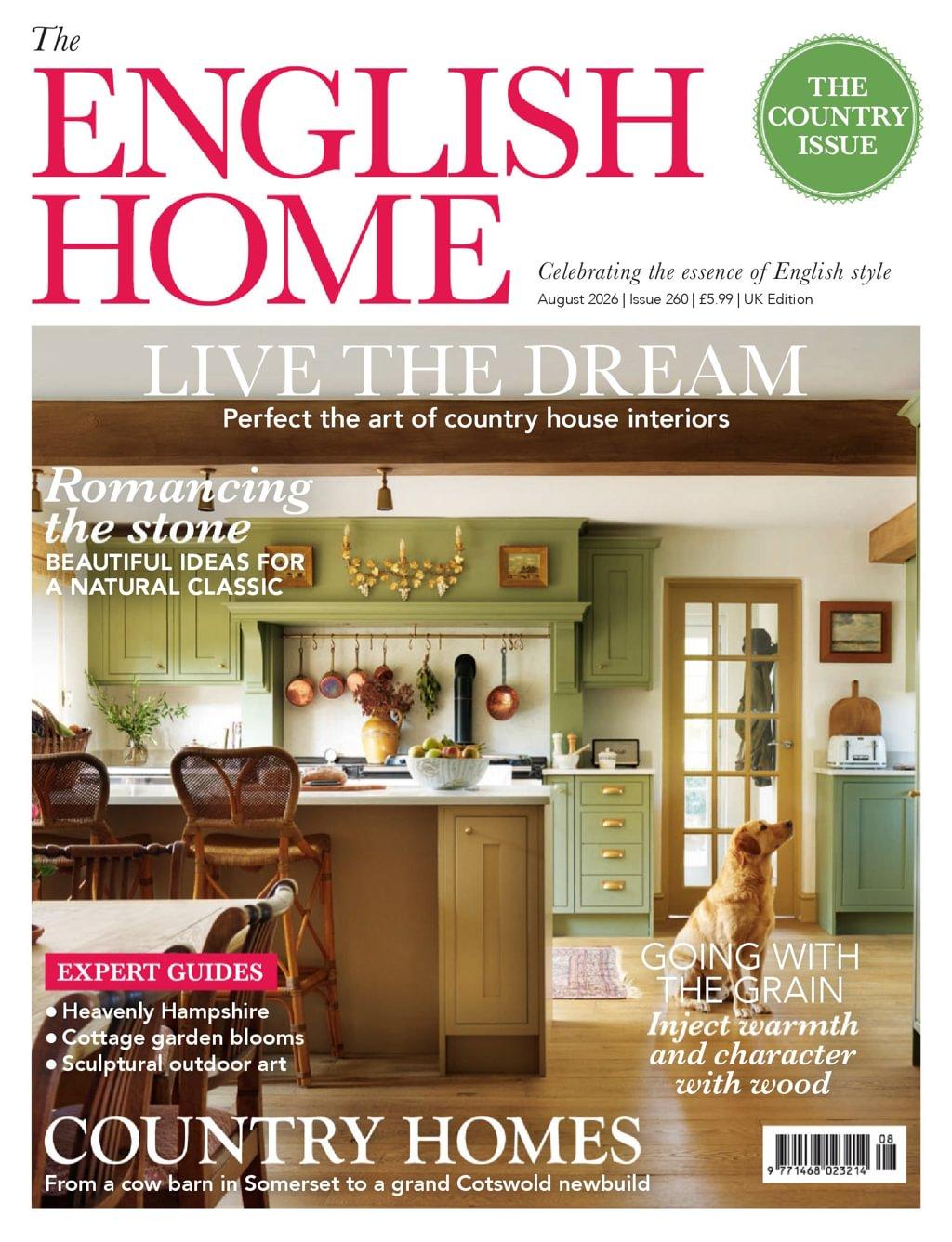 The English Home Magazine August 1st, 2026 Issue Cover