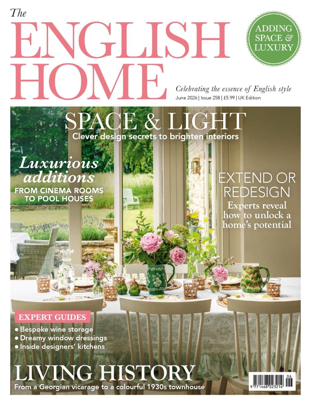The English Home Magazine Subscription                    June 1st, 2026 Issue