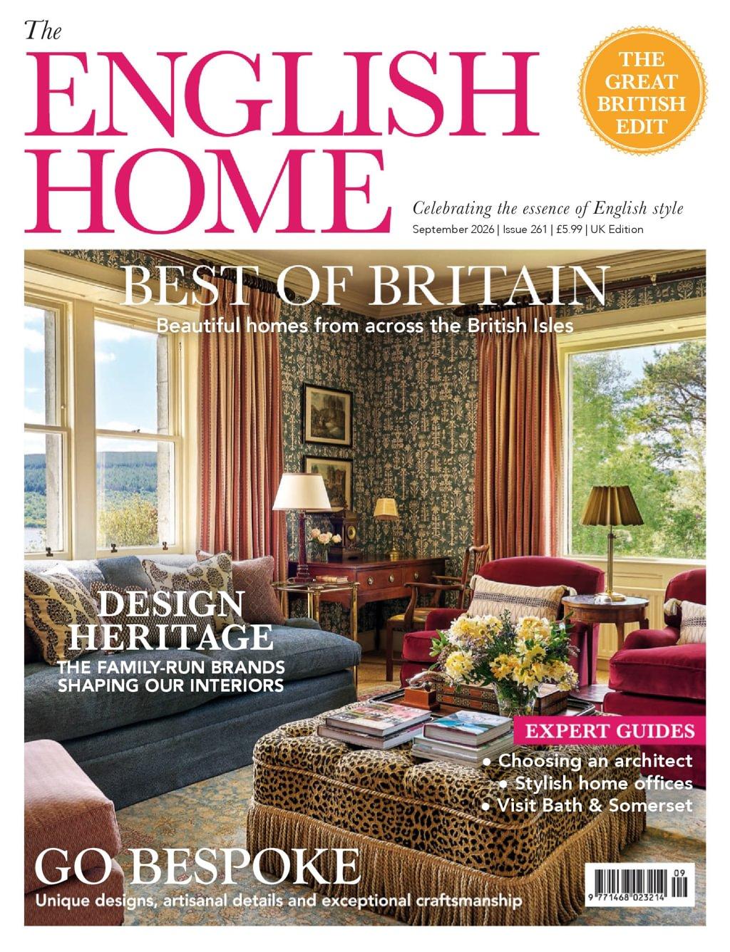 The English Home Magazine Subscription                    September 1st, 2026 Issue
