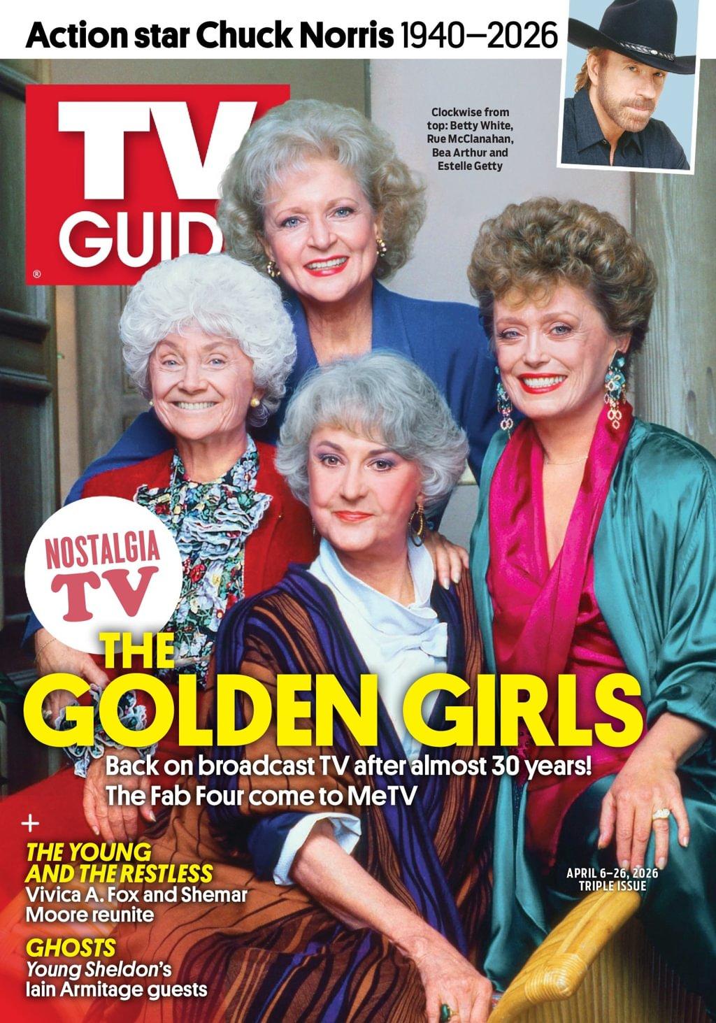 TV Guide Magazine April 6th, 2026 Issue Cover