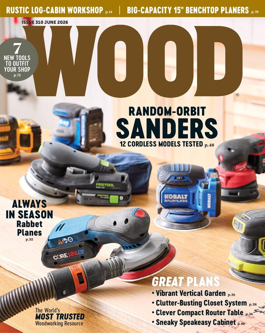 Wood Magazine June 1st, 2026 Issue Cover