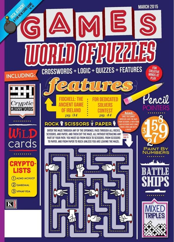 Games In Magazines Games World of Puzzles Magazine | TopMags