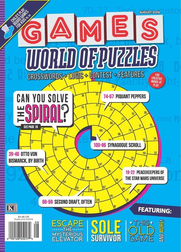 Games World of Puzzles - June 2016 PDF, PDF