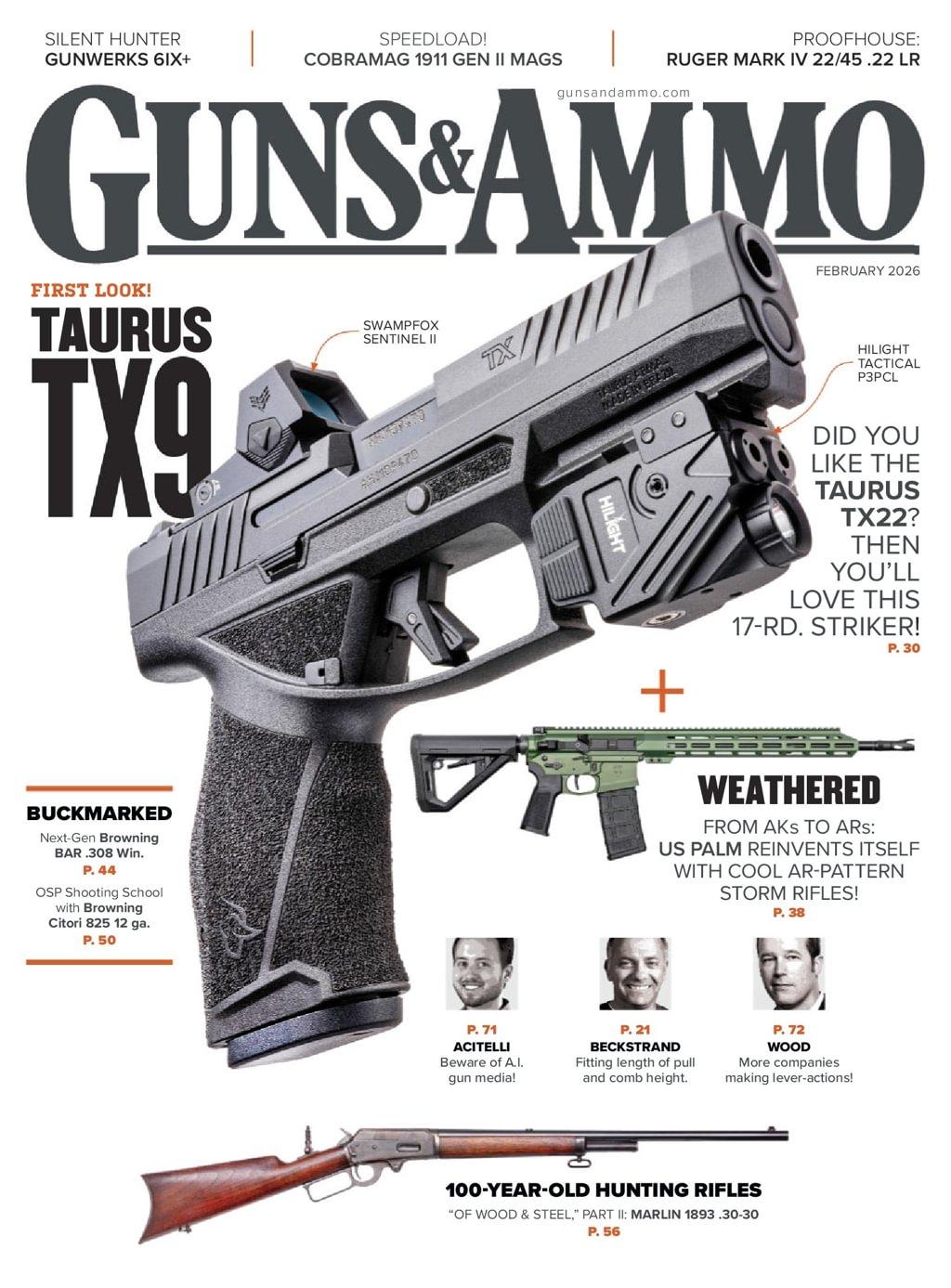 Guns & Ammo Magazine February 1st, 2026 Issue Cover