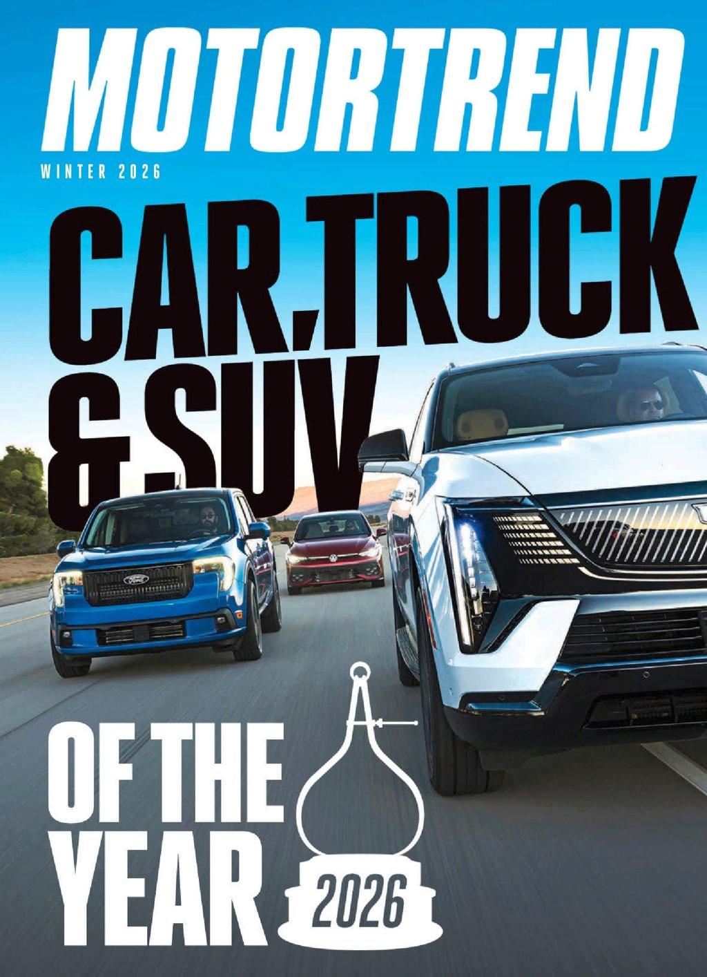 Motor Trend Magazine Subscription                    December 17th, 2025 Issue