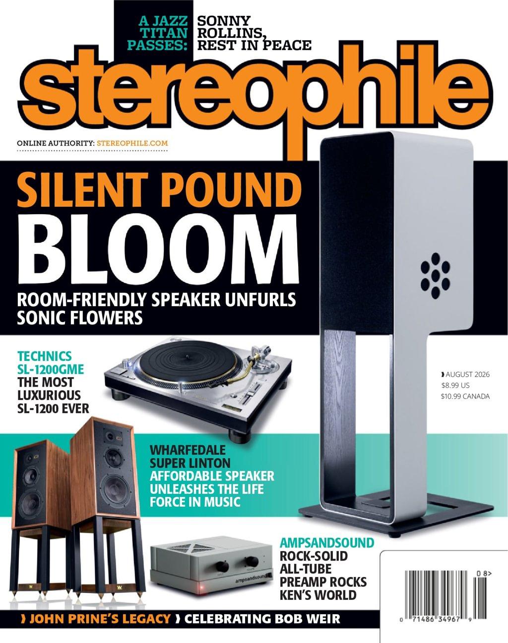 Stereophile Magazine August 1st, 2026 Issue Cover