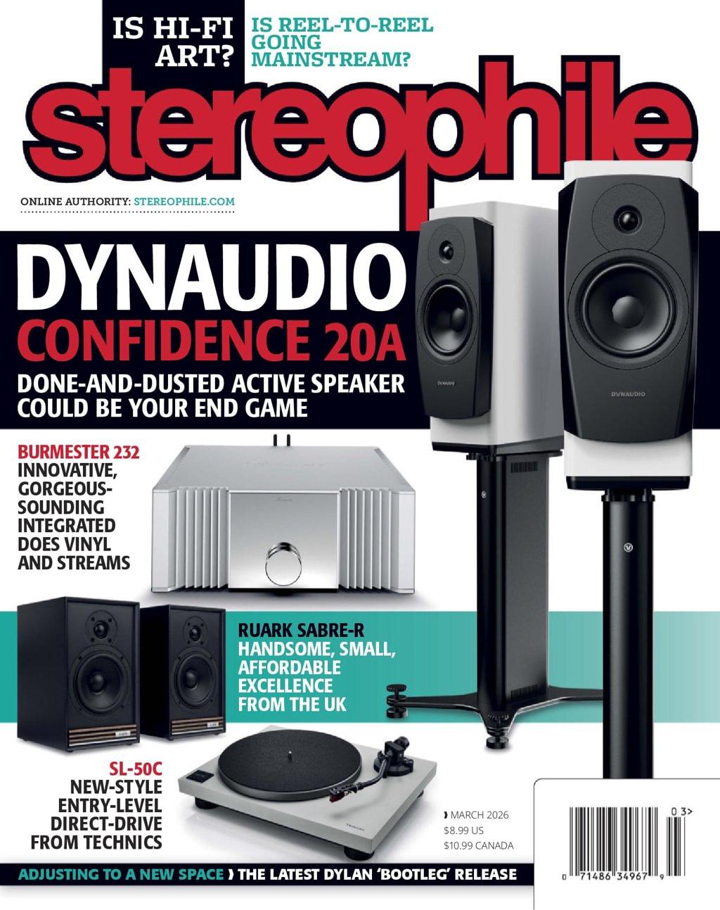 Stereophile Magazine Subscription                    March 1st, 2026 Issue
