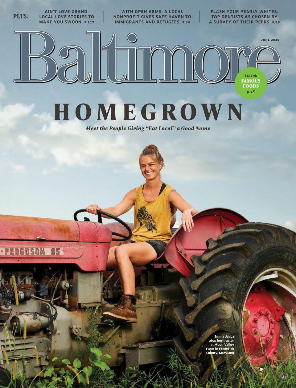 Baltimore Magazine Cover