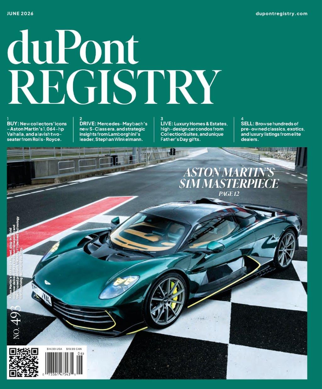 Dupont Registry Fine Automobiles Magazine Subscription                    June 1st, 2026 Issue
