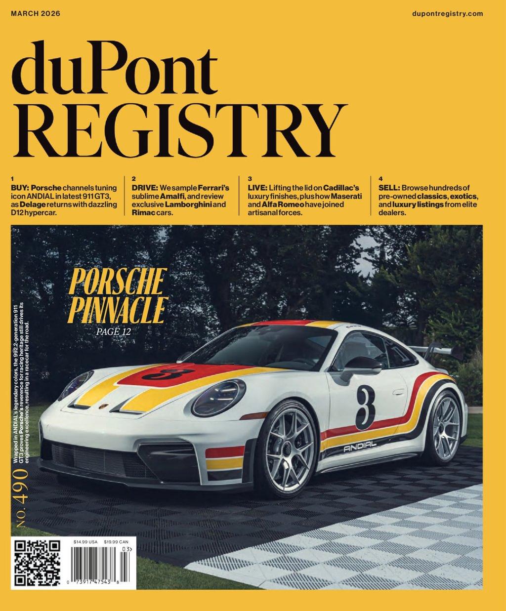 Dupont Registry Fine Automobiles Magazine Subscription                    March 1st, 2026 Issue